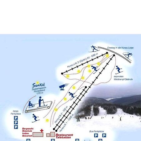 4 Erw. 1 Ki. Ski Entspannung Terasse Ausblick Schmallenberg Kültér fotó