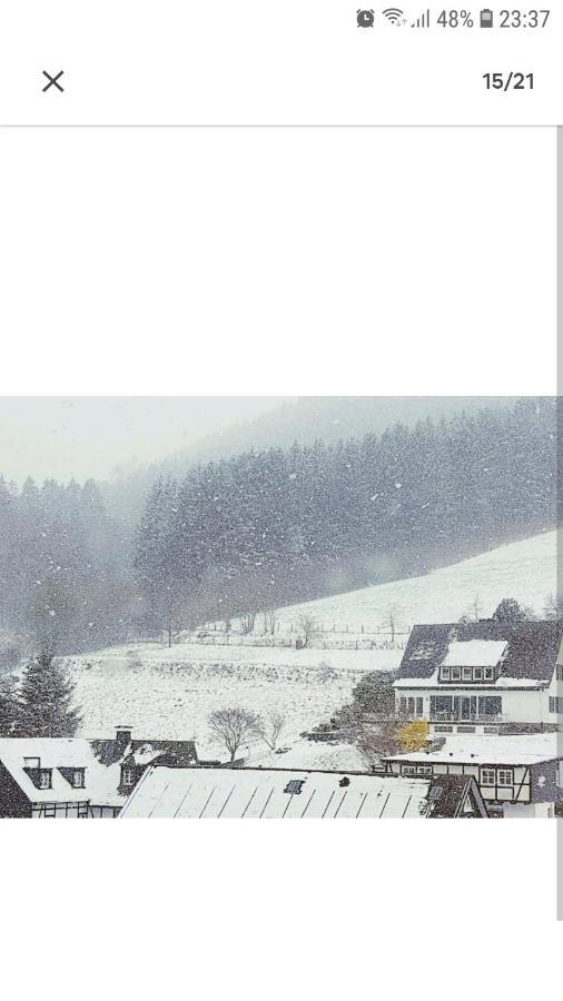 4 Erw. 1 Ki. Ski Entspannung Terasse Ausblick Schmallenberg Kültér fotó